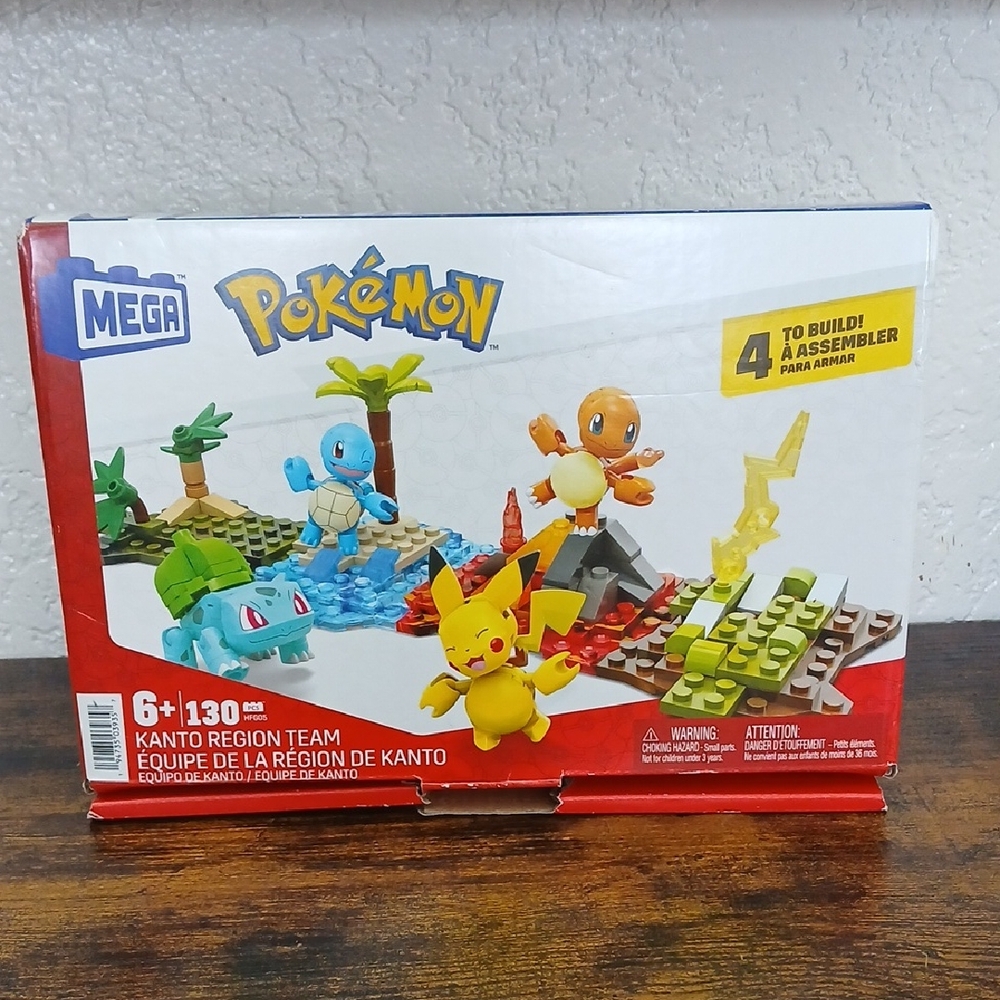 Mega Constux Pokémon Kanto Region Team Building Set New In Box